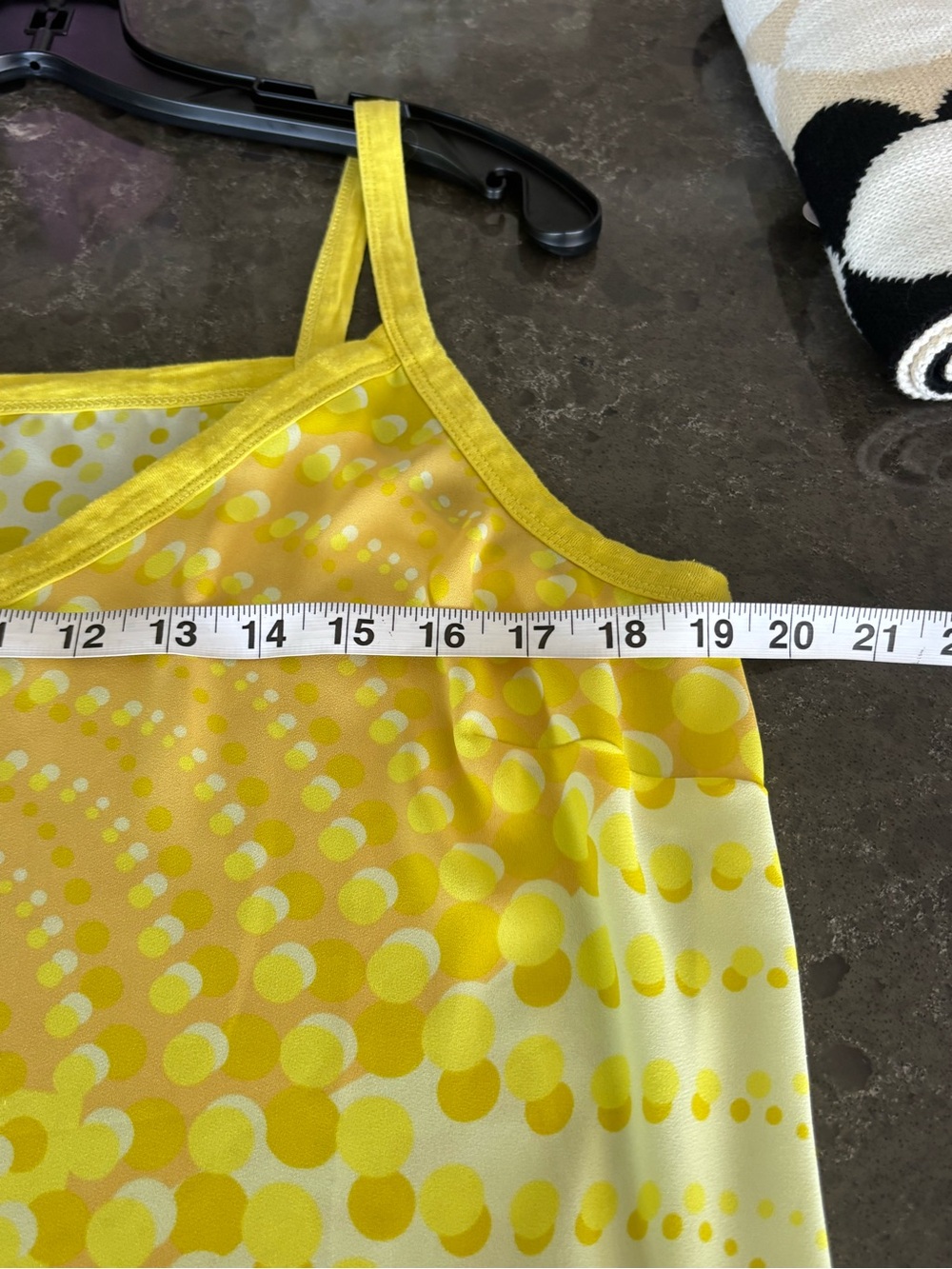 CAbi Yellow Swirl Print Silk Camisole sunbeam 6312 new - Picture 7 of 8